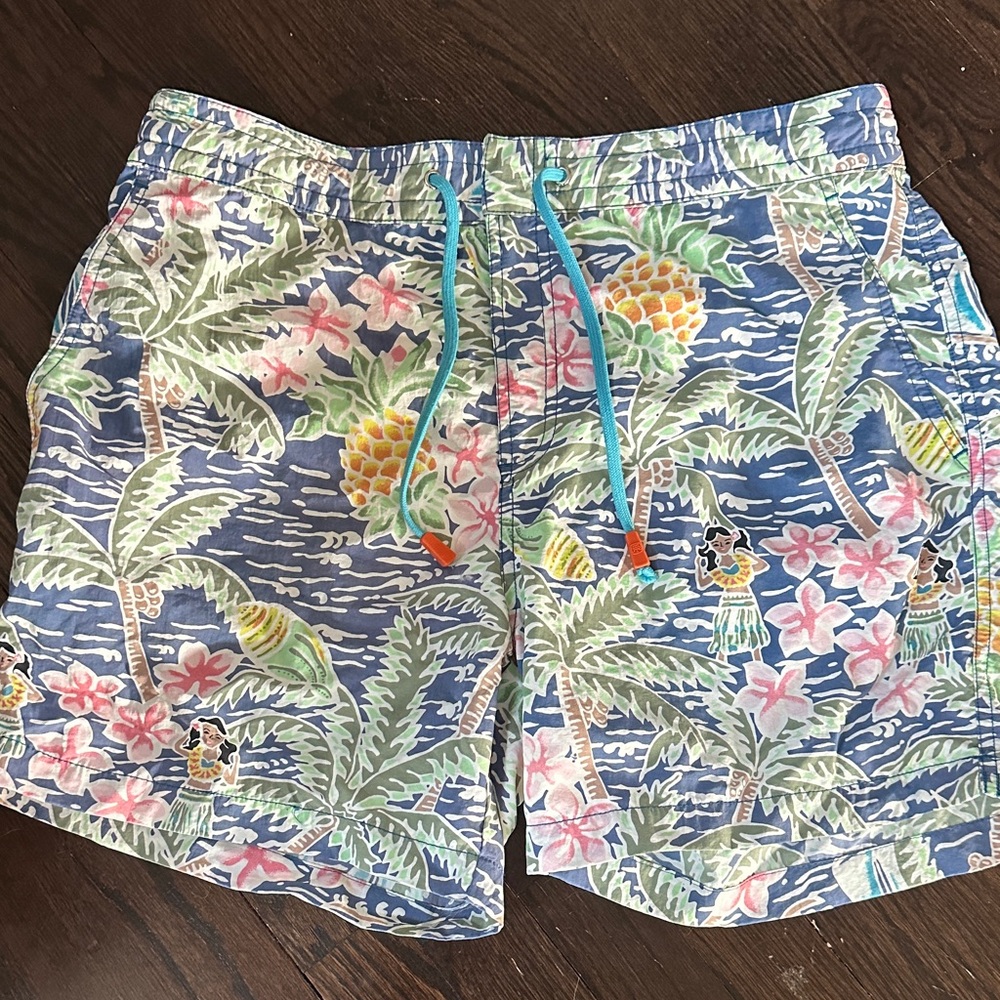 TORI RICHARDS HONOLULU HULA SWIM TRUNKS